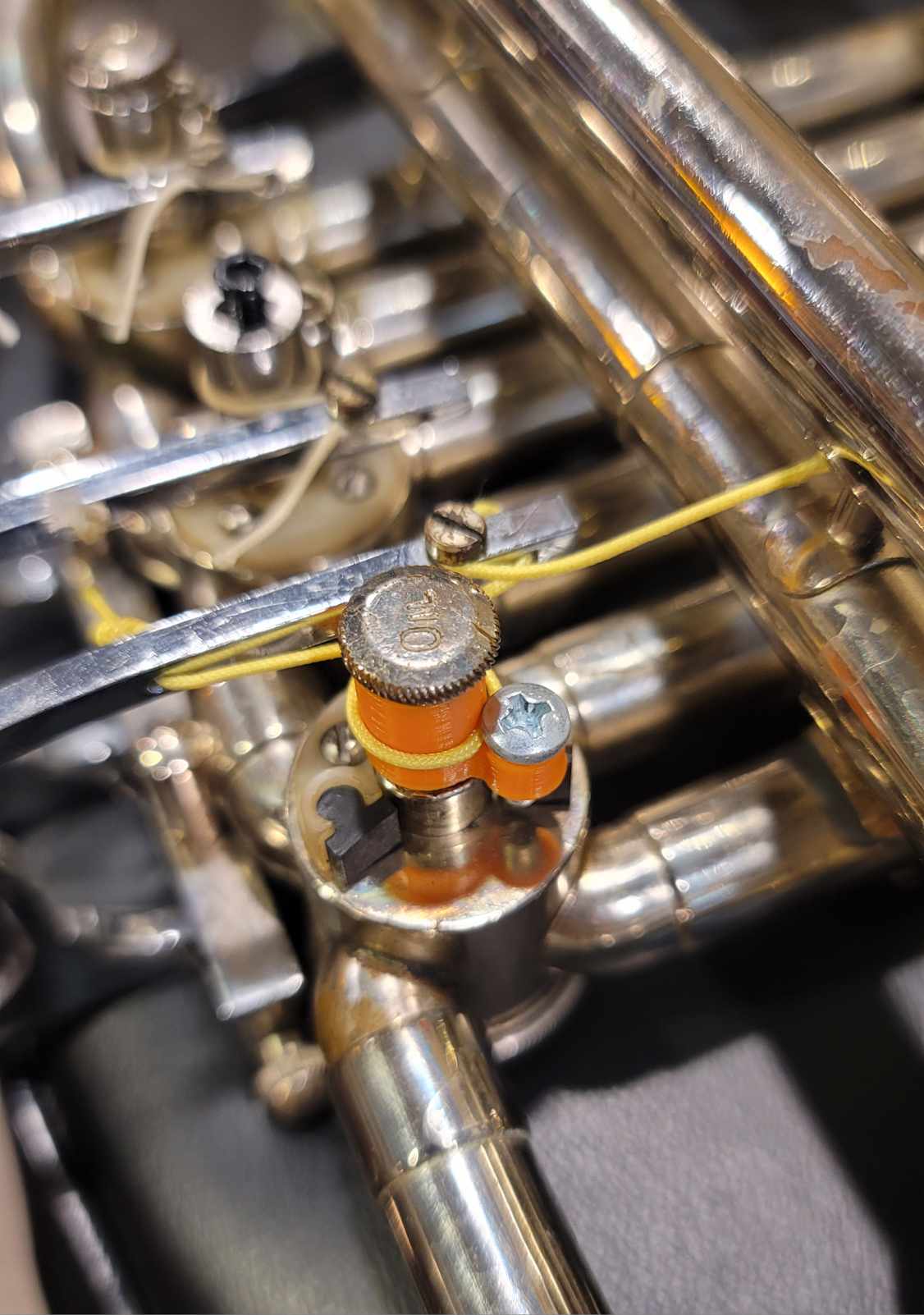 Olds and Son French Horn Rotor Stop Arms by JP Woods and Prints