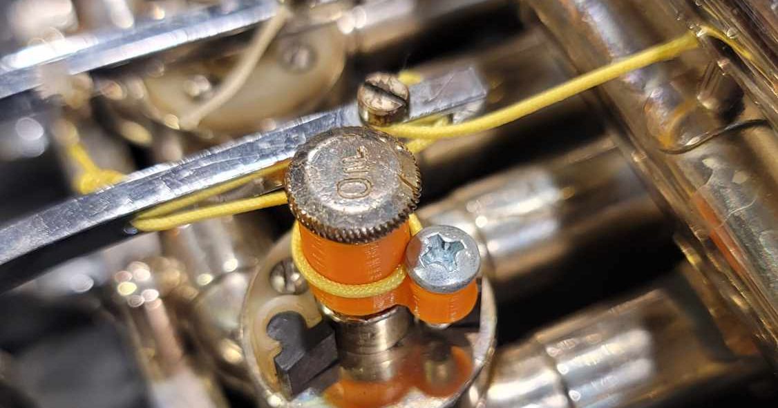 Olds and Son French Horn Rotor Stop Arms by JP Woods and Prints