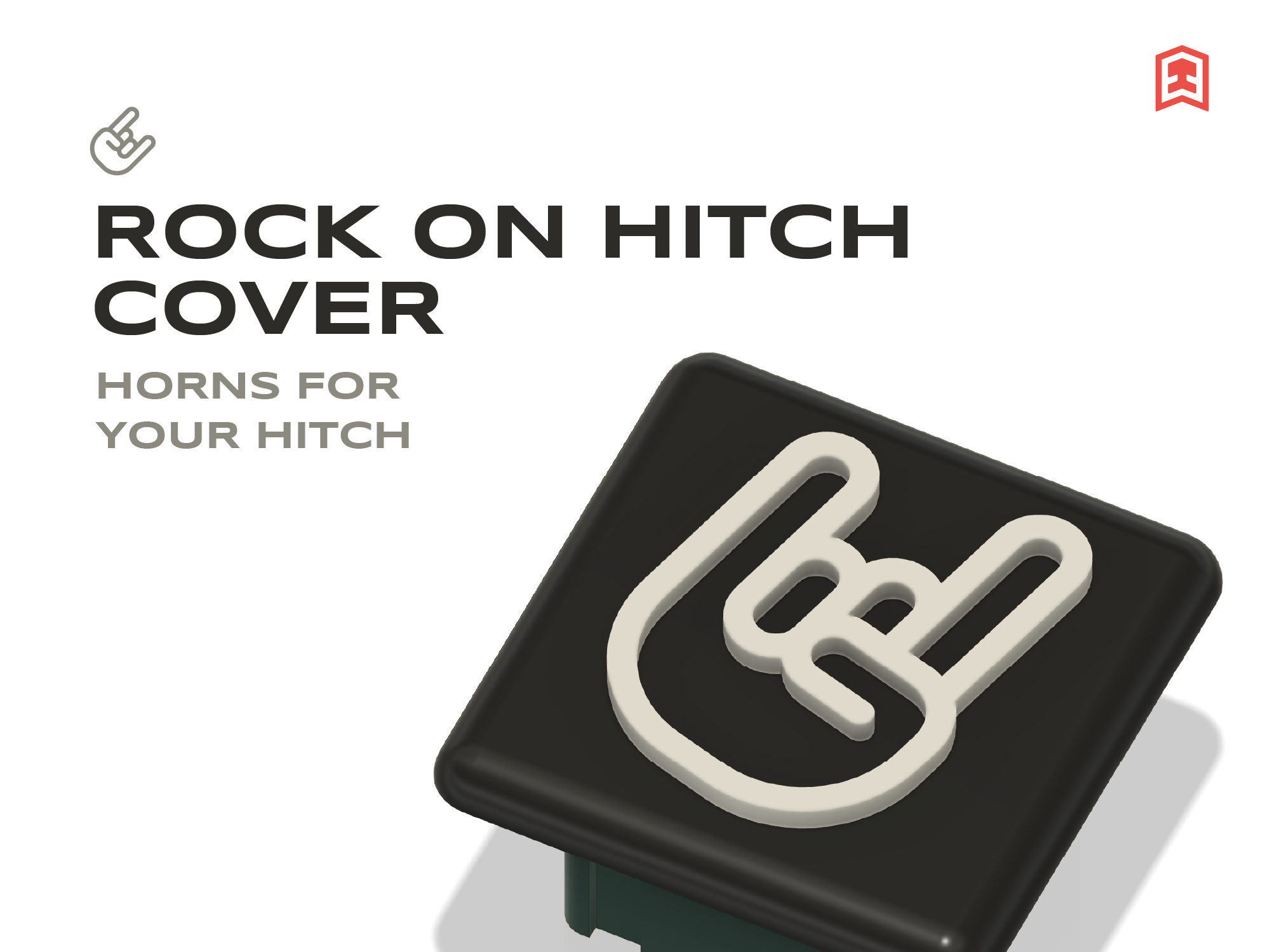 Rock On Hitch Cover