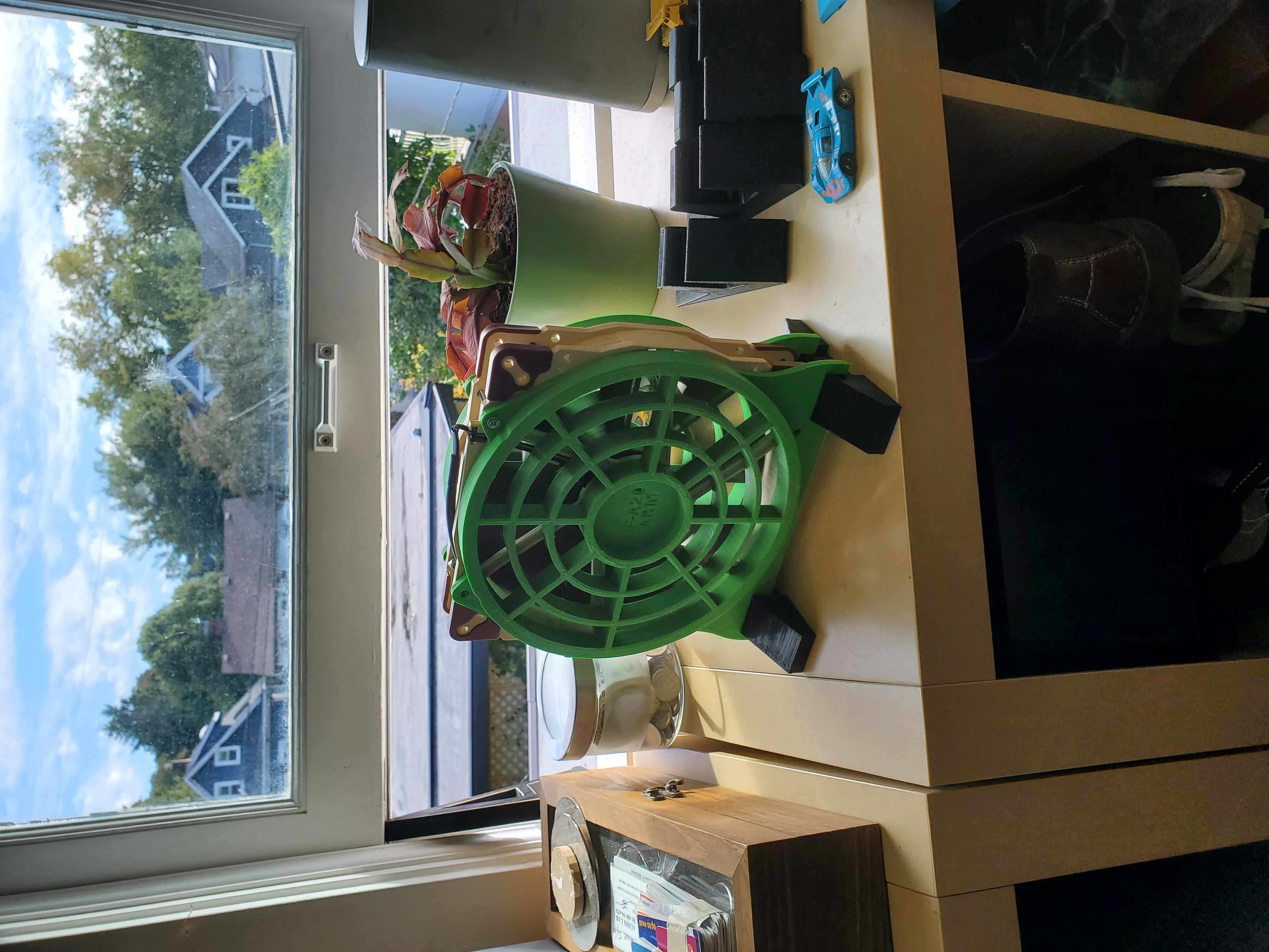 Big Brown Desk Fan