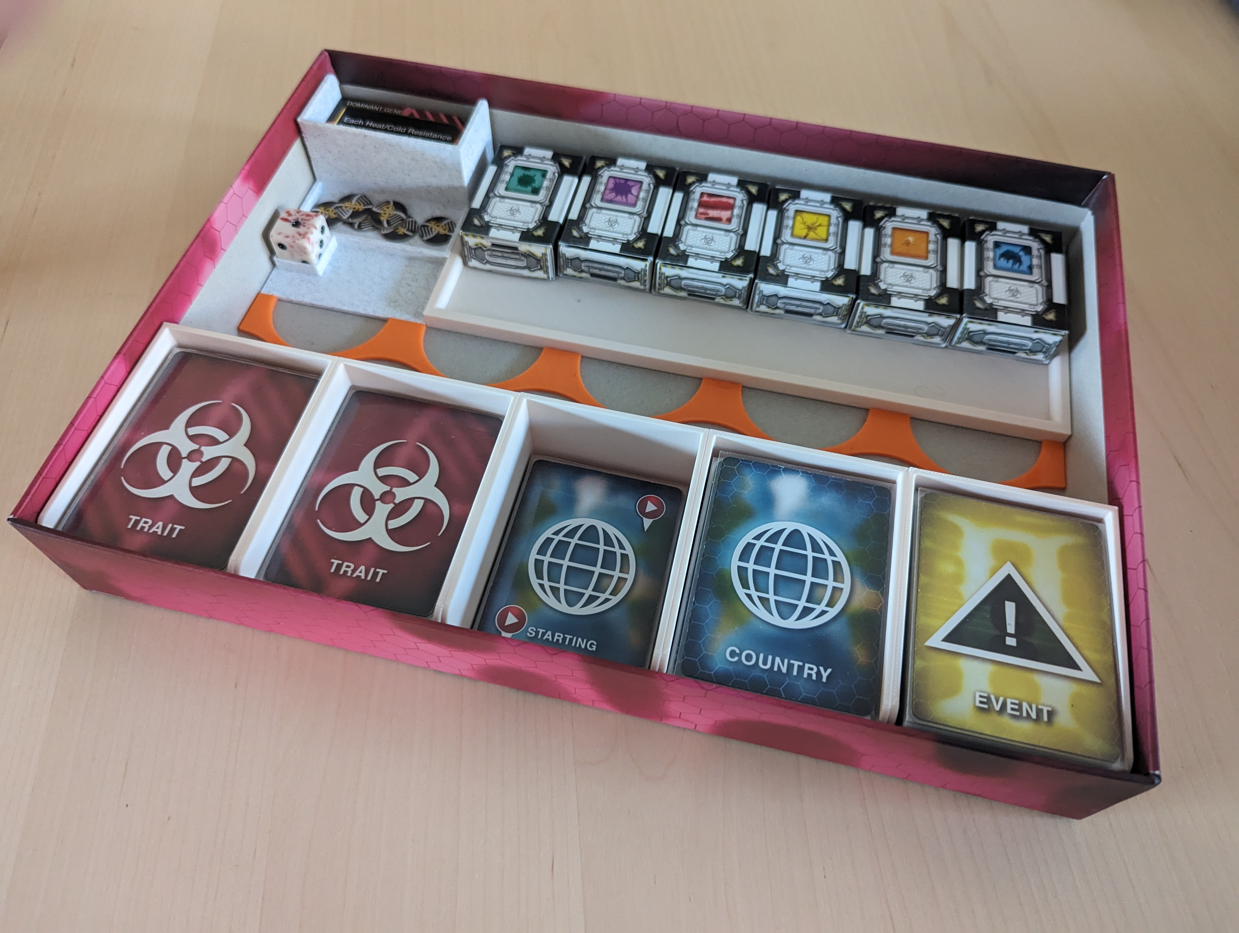 Plague Inc The Board Game Insert (+ Armageddon Expansion) by AusRetro |  Download free STL model | Printables.com