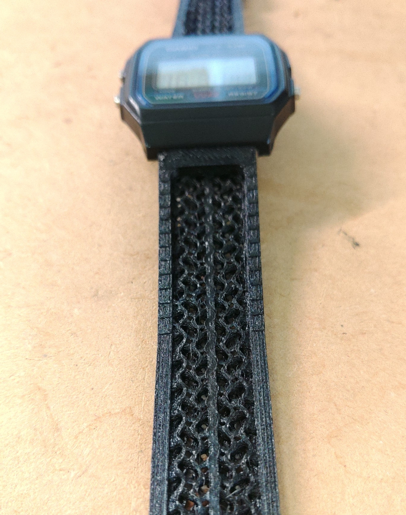 Breathable band for CASIO F91W by TKS Download free STL model