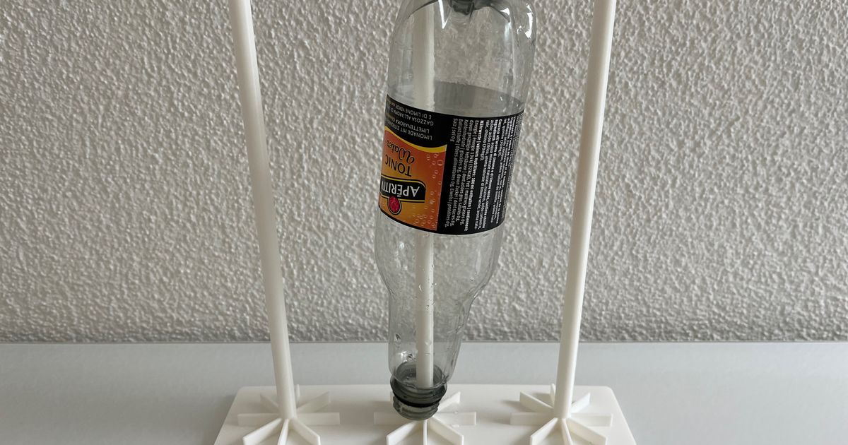 Soft bottle / Soft flask drying stand by WDonders, Download free STL model