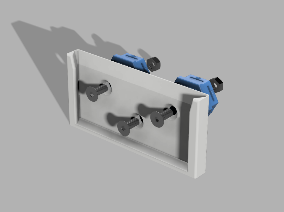 Snapmaker 2.0 Quickswap tool holder for Direct to wall or use with