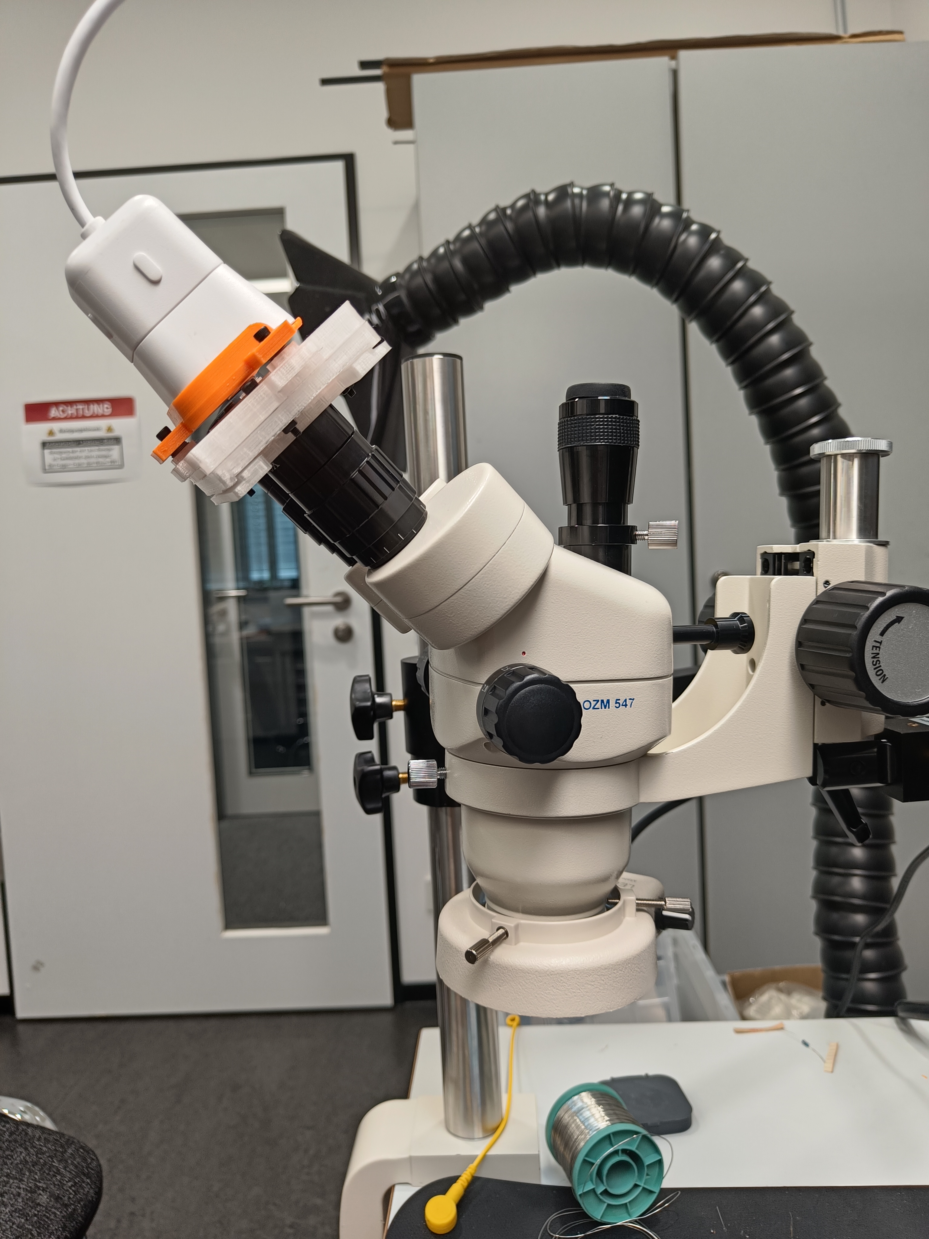 Miniatura 11 do modelo 3D Microscope Webcam Holder