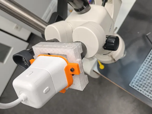 Microscope Webcam Holder