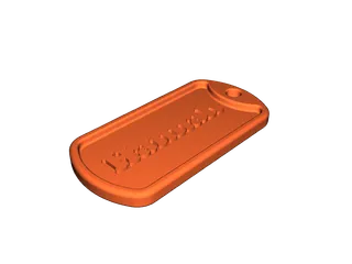Military dog tags (Psí známka) by Ivan | Download free STL model ...