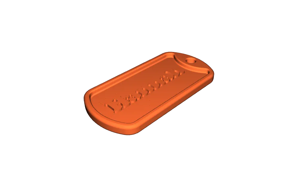 Military dog tags (Psí známka) by Ivan | Download free STL model ...