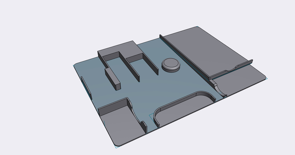 Under monitor shelf insert by Jay Bennett | Download free STL model ...