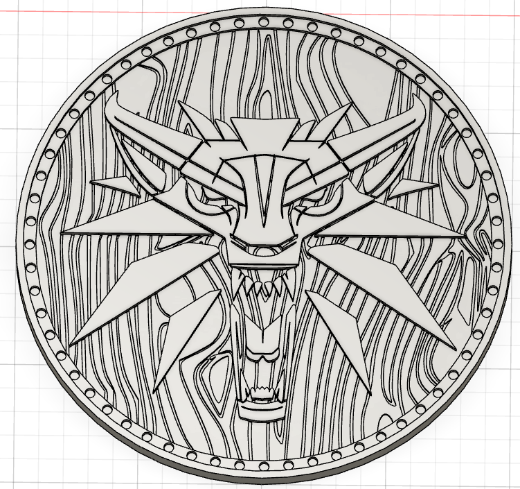 Miniatura 2 do modelo 3D Witcher coaster