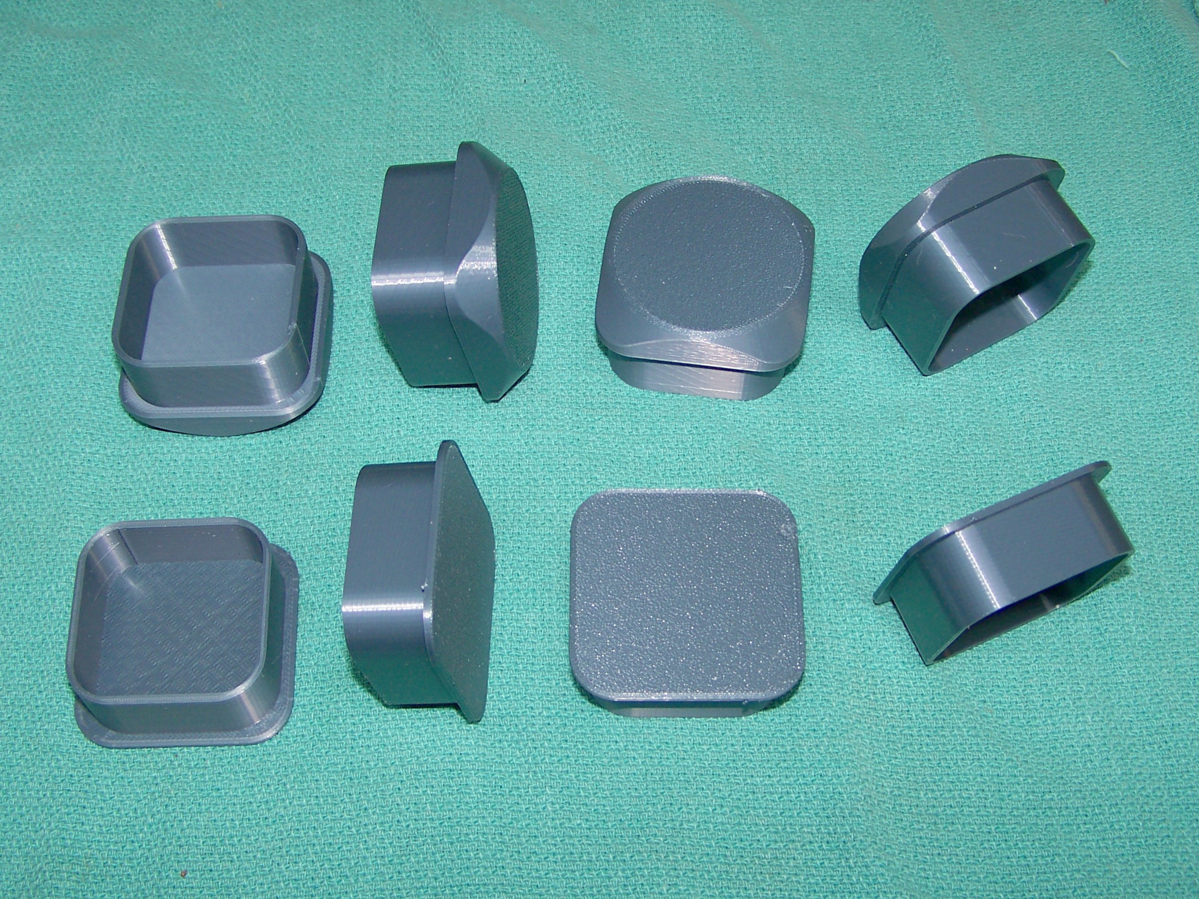 Sterilite Plastic Shelf Unit Feet and Top Caps