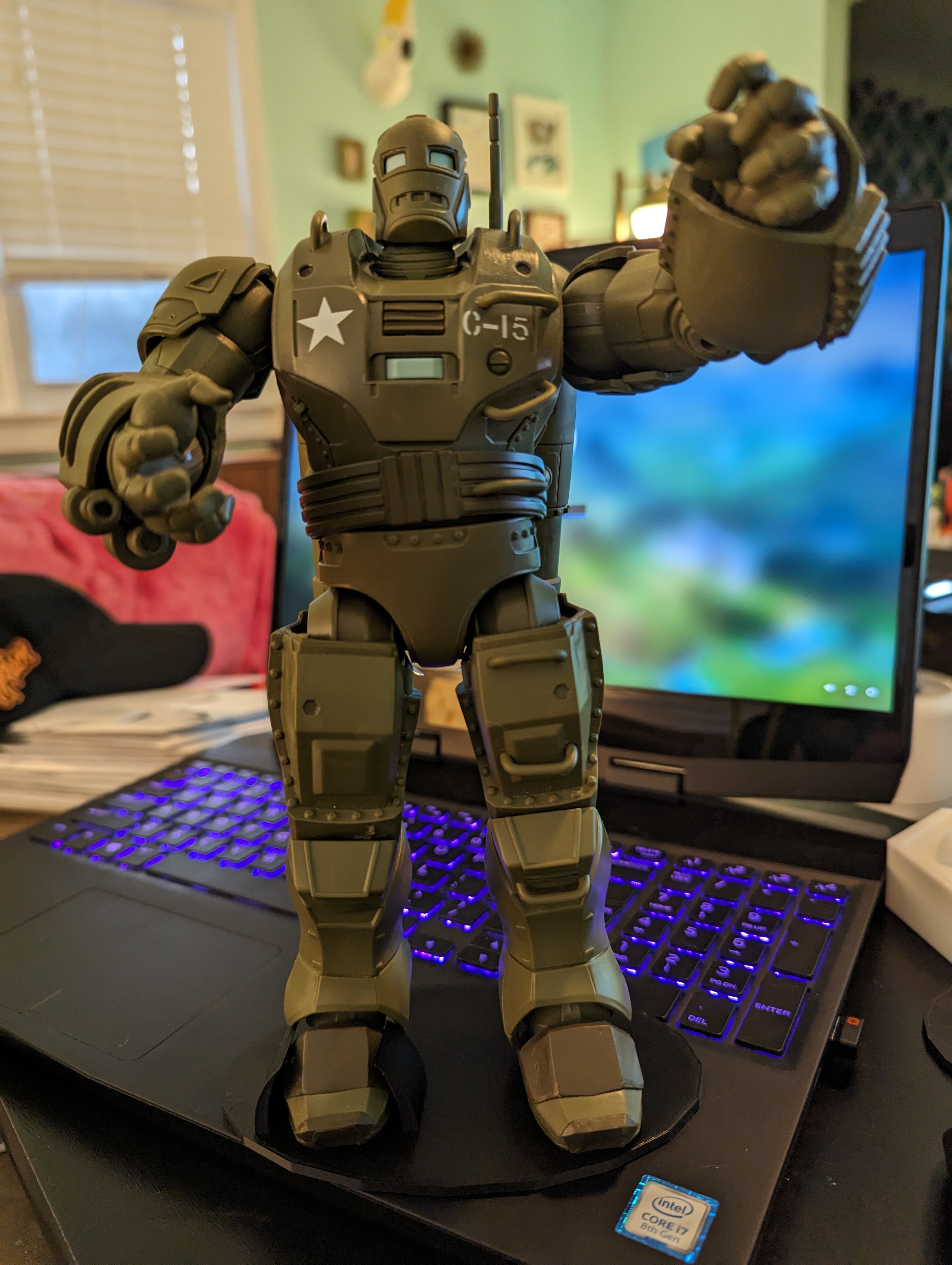 Marvel Legends Hydra Stomper figure stand