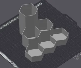 Honeycomb wall organiser by CraftyAthlete22 | Download free STL model ...