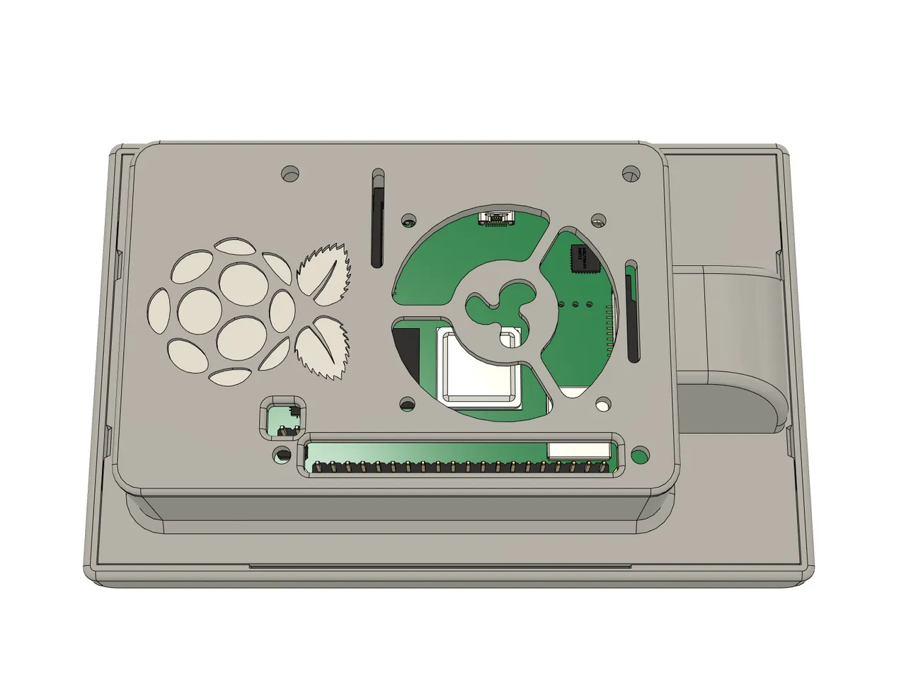 Case for BigTreeTech PITFT50 V1.0 and Raspberry Pi 4 Model B [source ...
