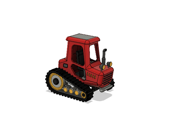 Candy Modern Tractor By Black Jack Download Free STL Model candy-modern-tractor-by-black-jack-download-free-stl-model