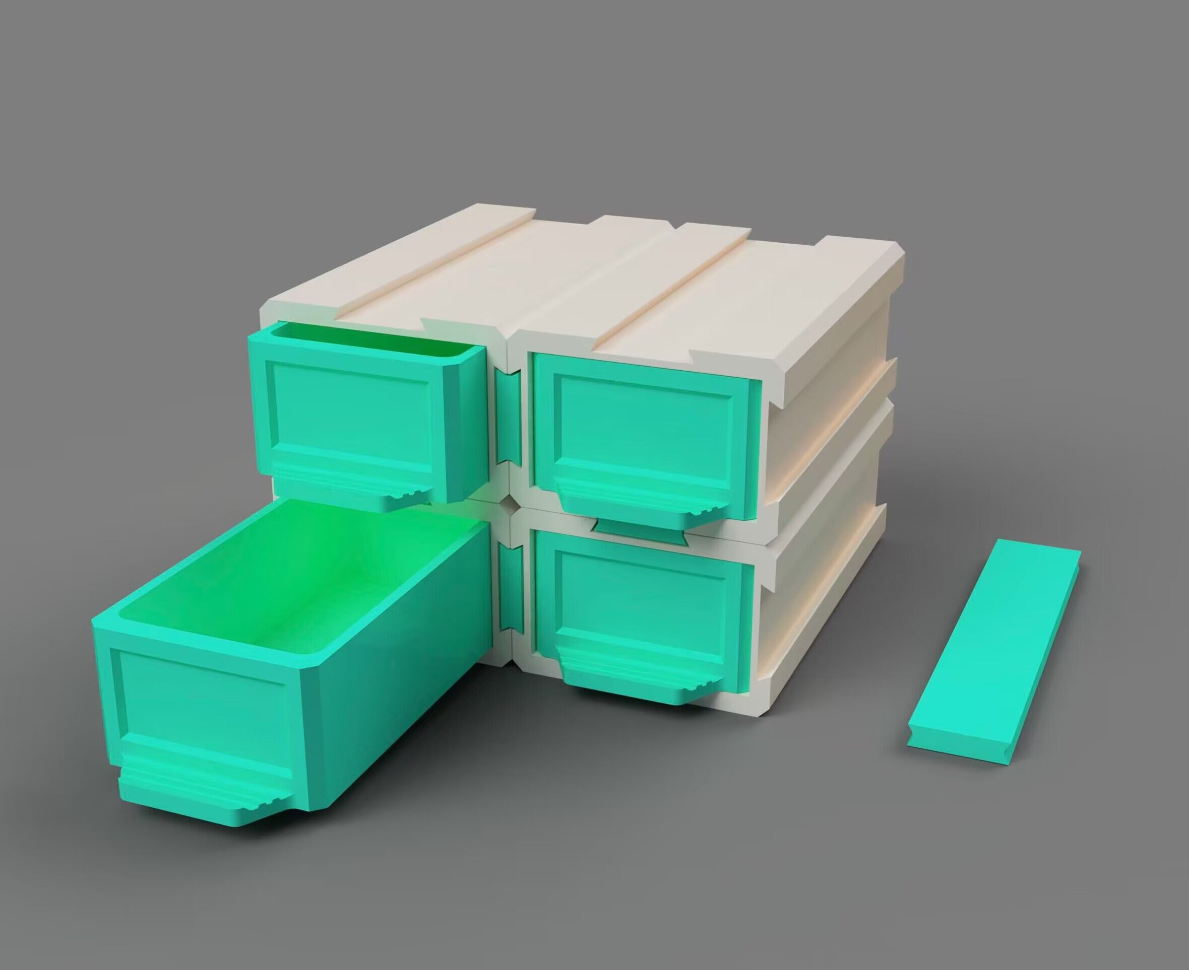 Stackable Storage Box by Koorineroki Download free STL model