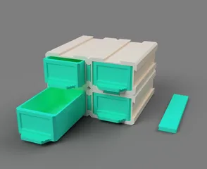 VersaVault - Stackable Storage Box by Sus Manufactory, Download free STL  model