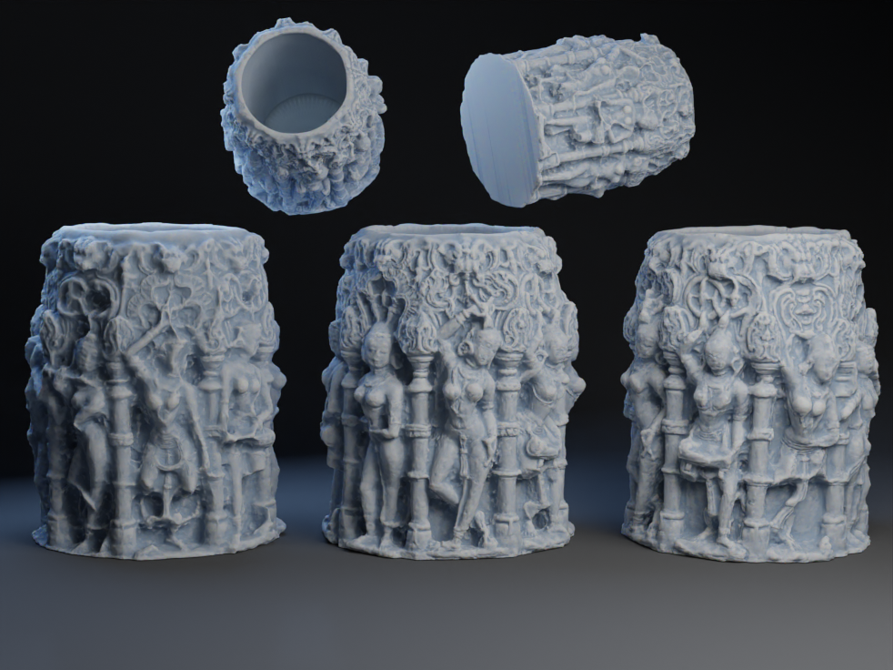 Jain Temple Column Cup