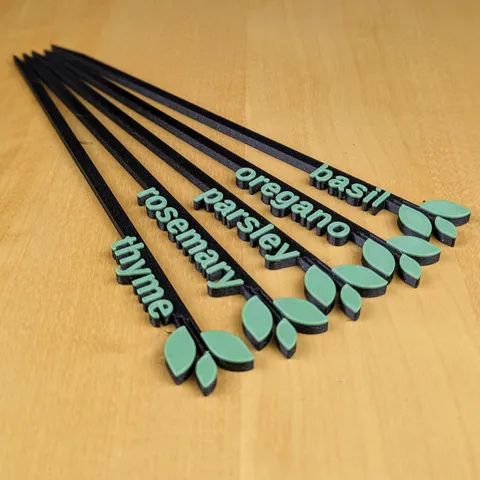 Dynamic Stylish Plant Labels (Remix)