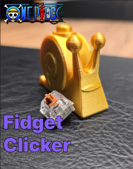 Onepiece DendenMushi Fidget clicker (Cherry MX)