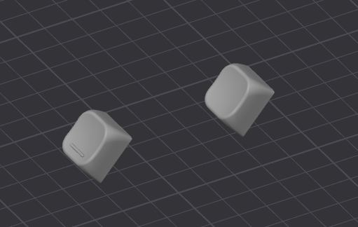 Miniatura 2 do modelo 3D MOA MX keycaps
