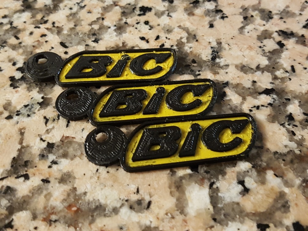 Miniatura 2 do modelo 3D BIC keychain