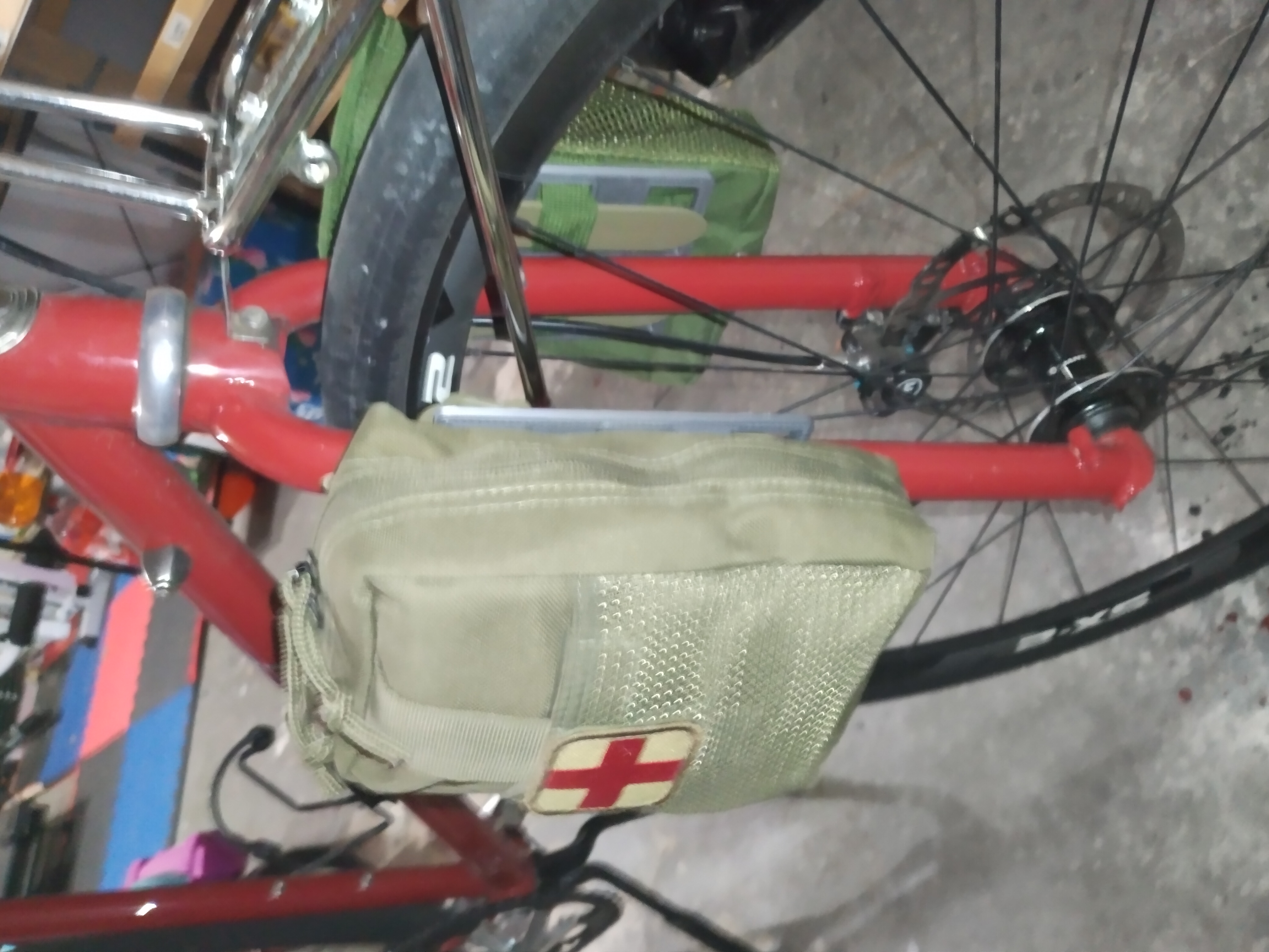 MOLLE Panel for Bicycle Fork