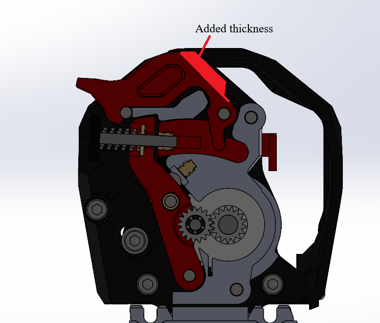 Voron Stealthburner reinforced latch