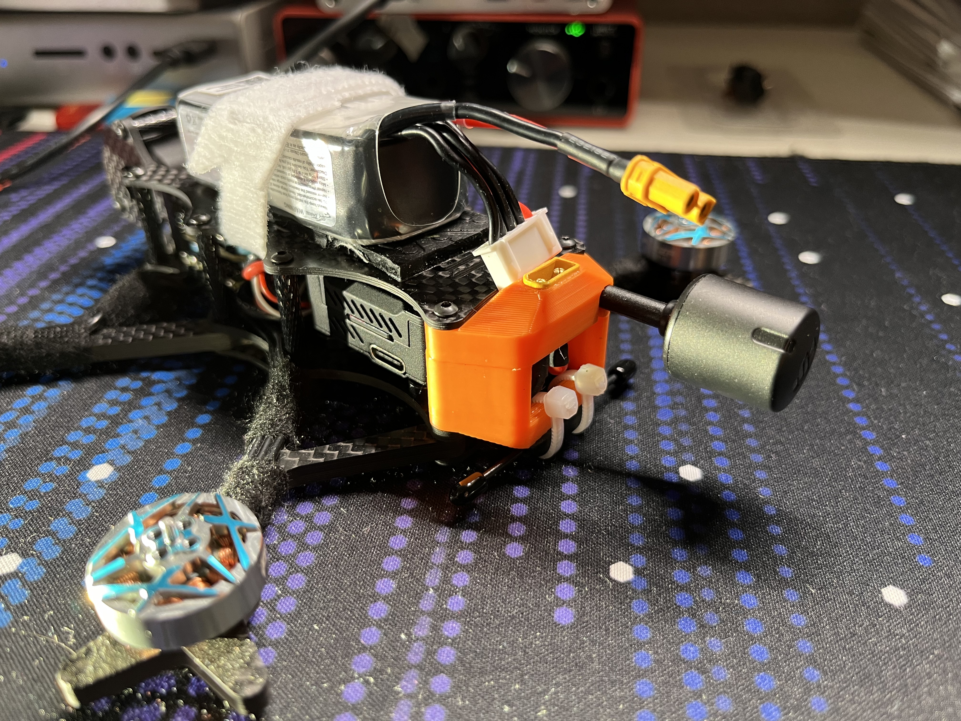 AOS 3.5: O3 and ELRS antenna holder with XT30 hard-mount