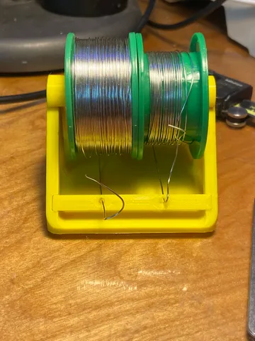 Simple Solder Spool Holder
