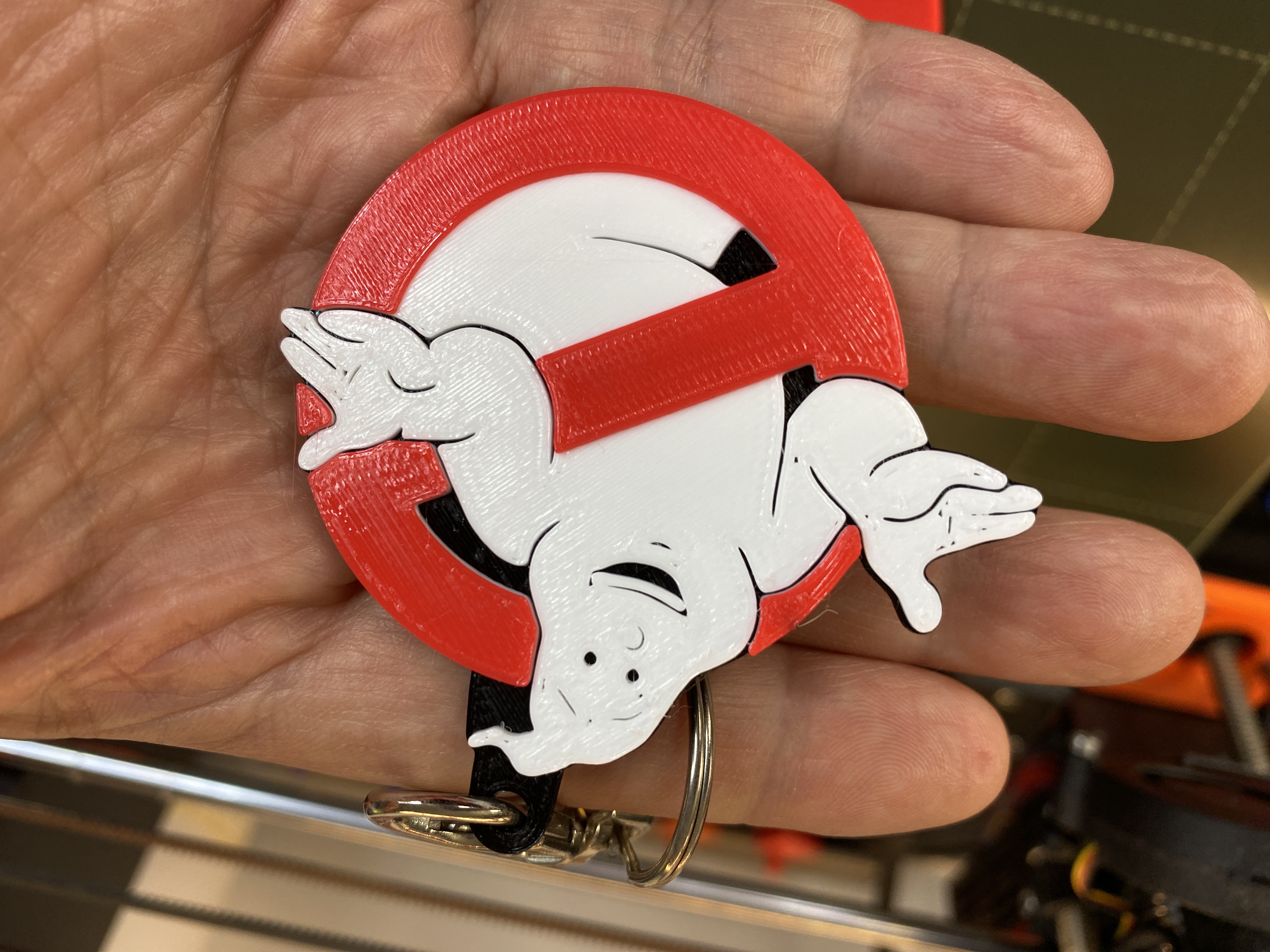 Miniatura 3 do modelo 3D Real Ghostbusters Keychain & Coaster