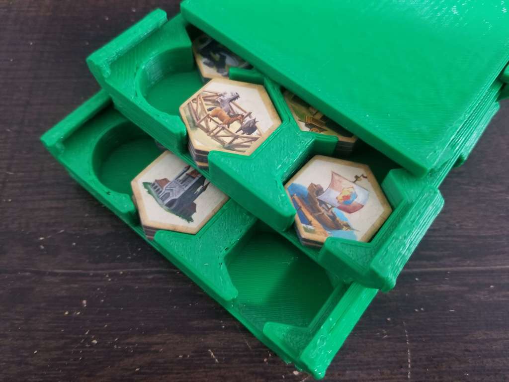 Stackable Kingdom Builder Location Token Storage Tray