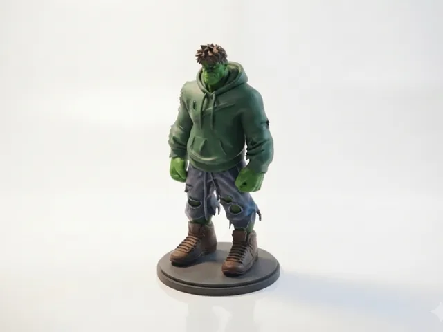 Street Hulk Figurine Urban Style 3D Printable