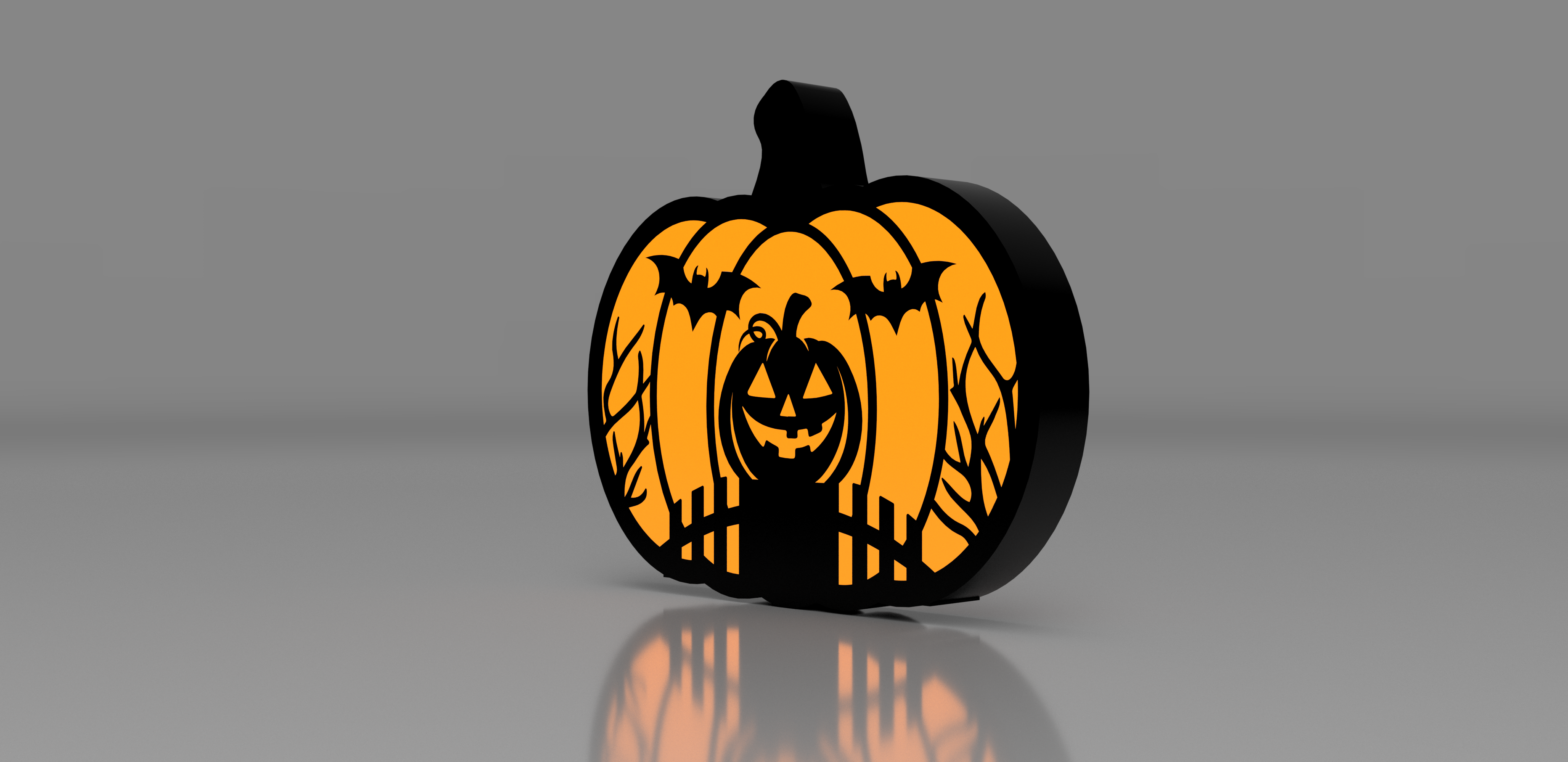 Pumpkin #1 Light Box - Halloween LED Light