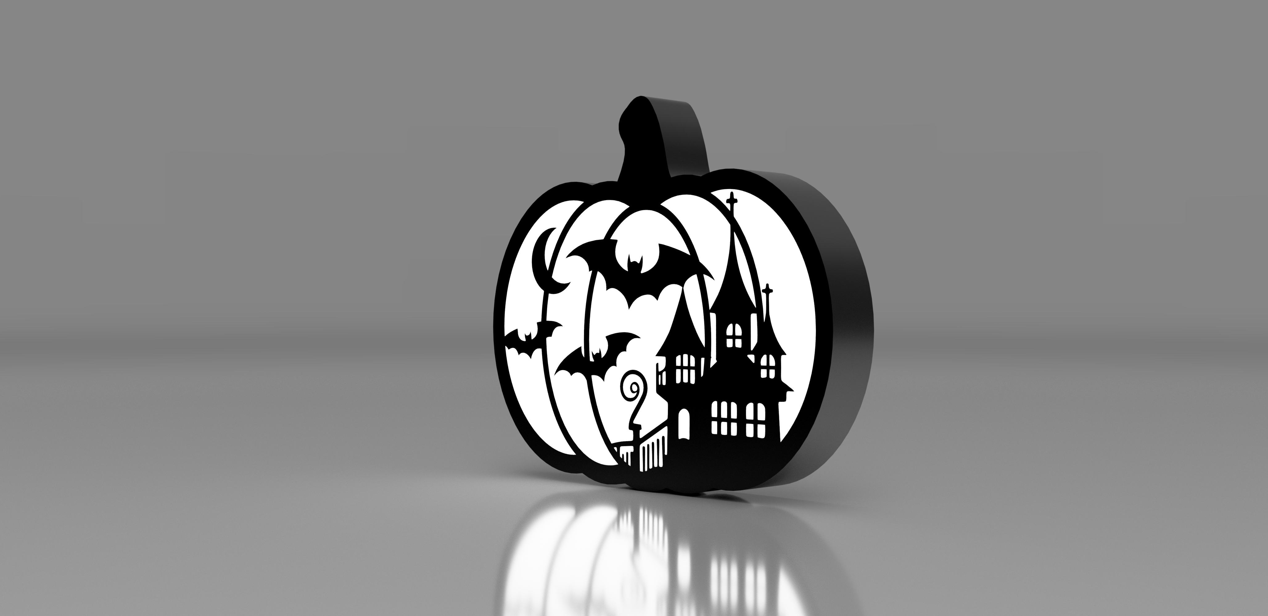 Pumpkin #3 Light Box - Halloween LED Light