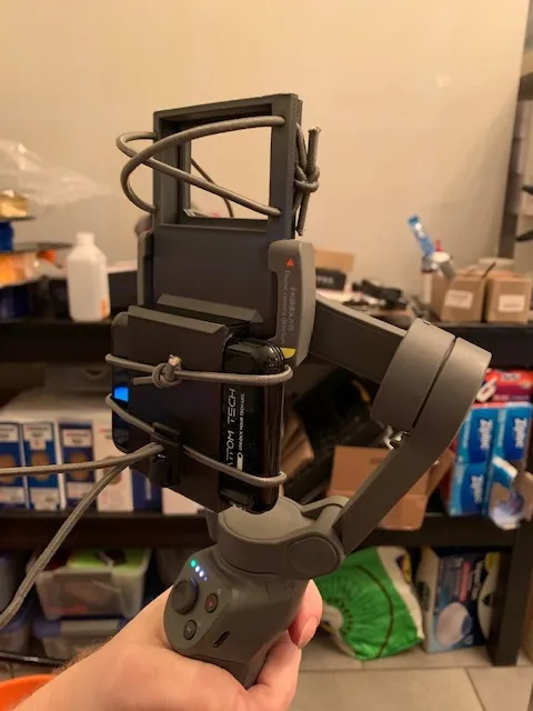 DJI OSMO Mobile GoPro Camera Adapter by Jean Etienne LaVallee Download free STL model Printables