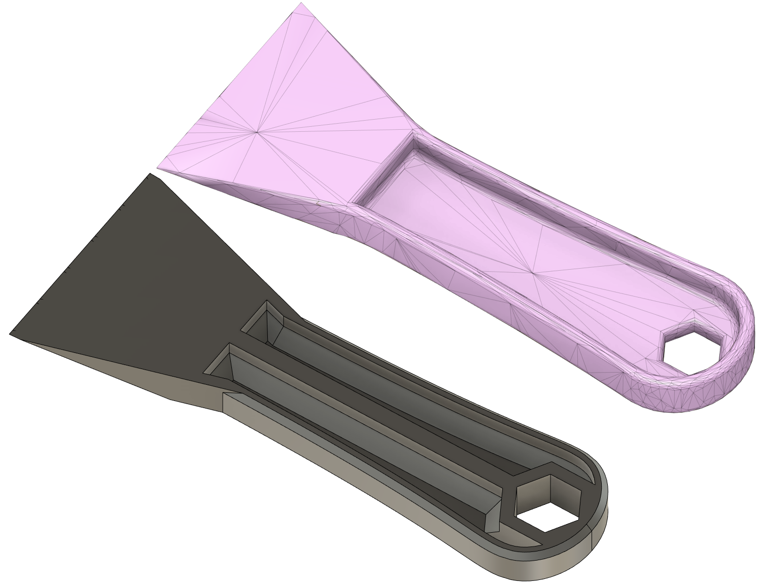 Miniatura 3 do modelo 3D Print Bed Scraper (no supports)