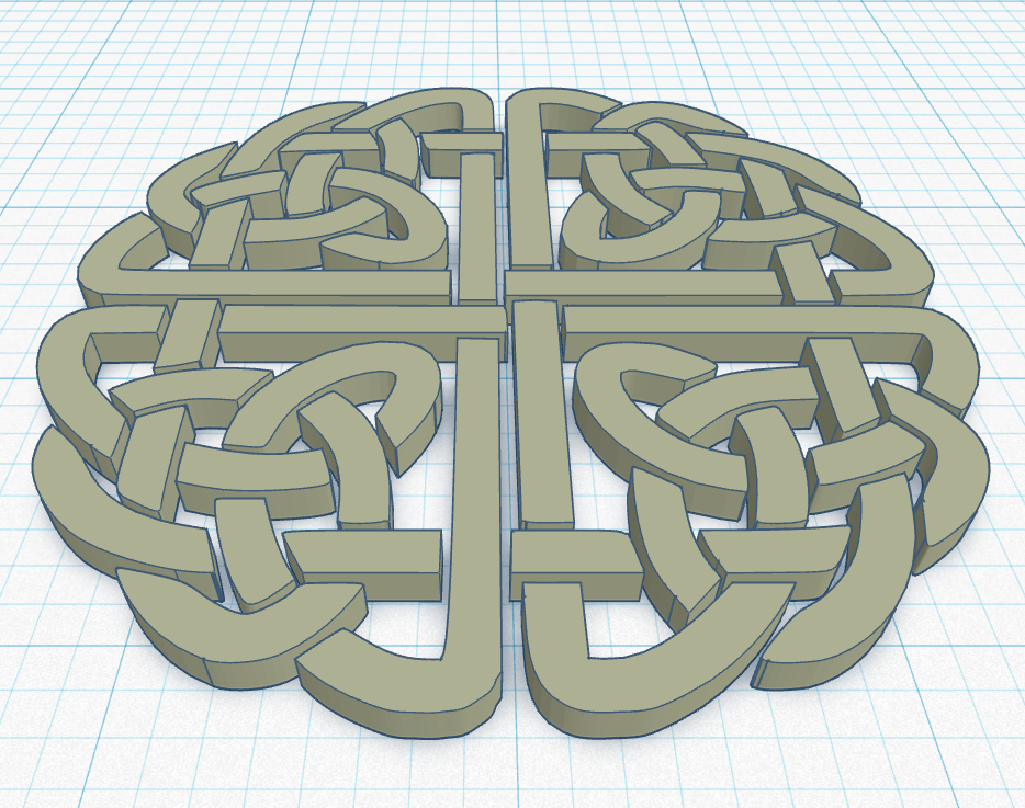 Miniatura 2 do modelo 3D Celtic Snowflake 11