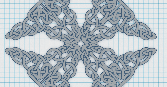 Celtic Snowflake 18 by Peter Ennist | Download free STL model