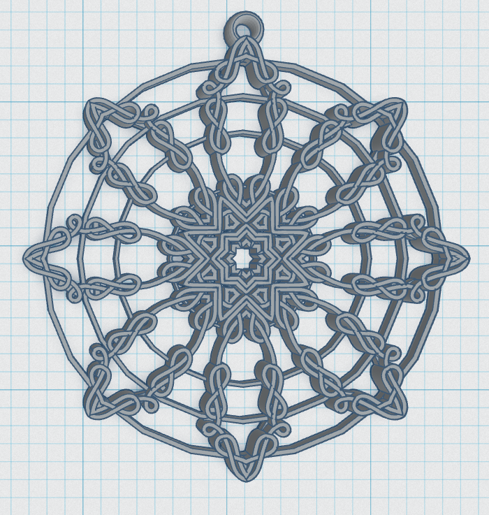 Celtic Snowflake 23 by Peter Ennist | Download free STL model ...