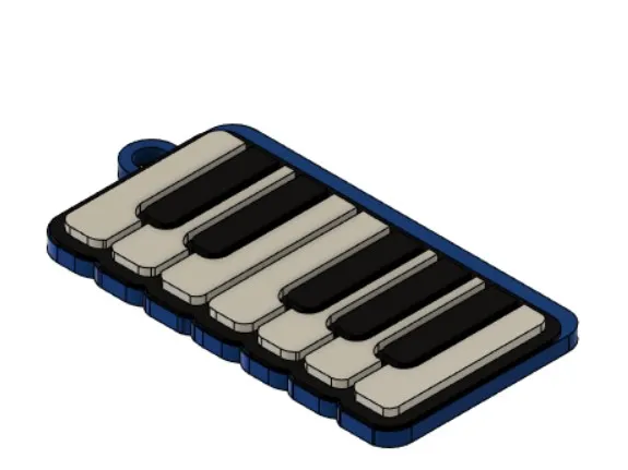 LLAVERO PIANO / PIANO KEYCHAIN