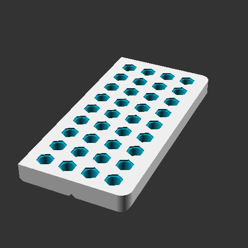Miniatura 3 do modelo 3D Prusa Tools box nozzle insert