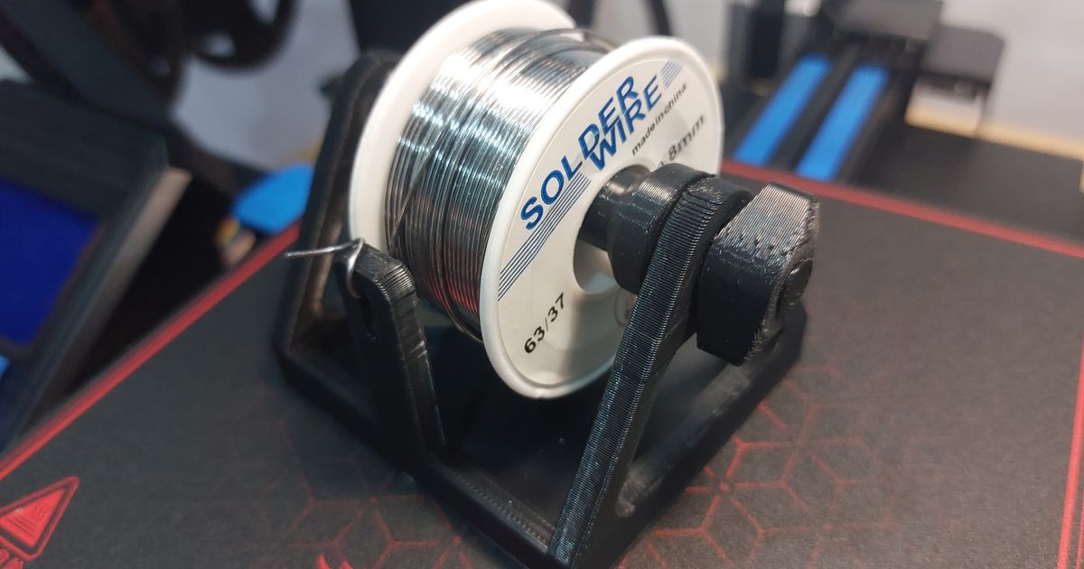 Solder Holder (Remix) by MakingThings Download free STL model