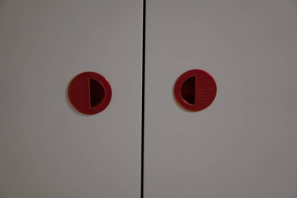 IKEA PAX door knob flat
