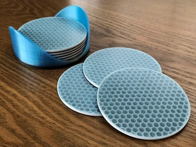 Coaster & holder set