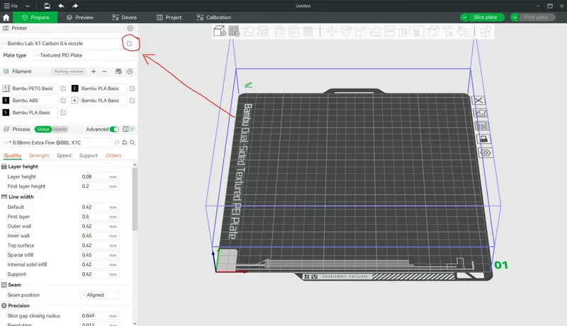 Bambulab Profile for up to 60% purge reduction. by Leon Fisher-Skipper, Download free STL model