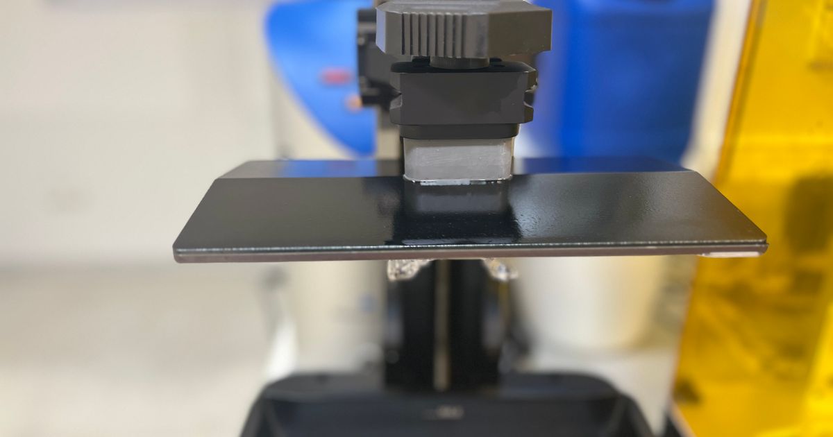 Build Plate Adaptor (4mm) for Plate for ANYCUBIC Photon Mono M5s by JohnWalter Doe
