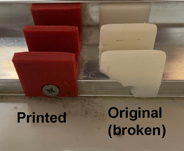 Kohler shower door bottom guide slider by yihchun Download free STL