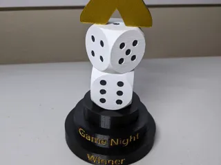 game night trophy