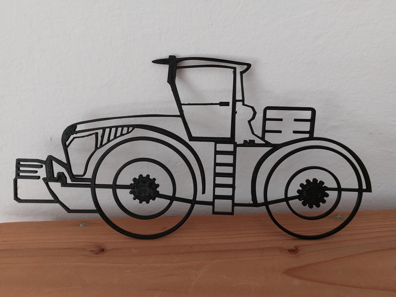 Claas Xerion Silhouette Wallart